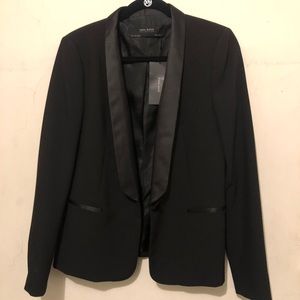 Zara Black Tuxedo Blazer